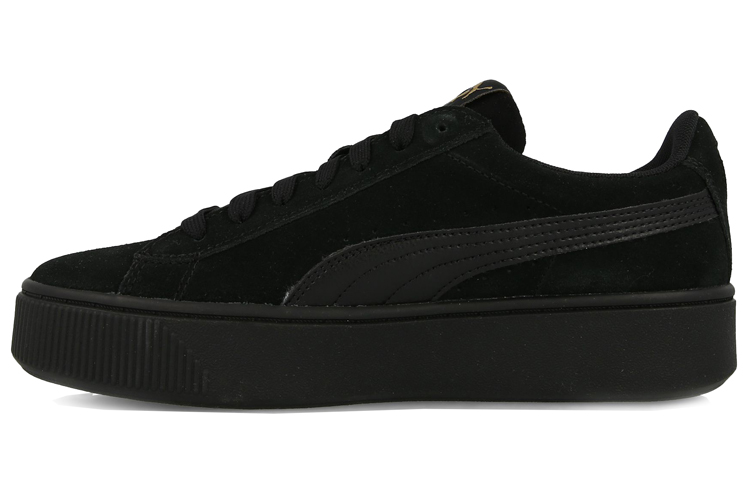 (Women) Puma Vikky Stacked Black/Gold 369144-01