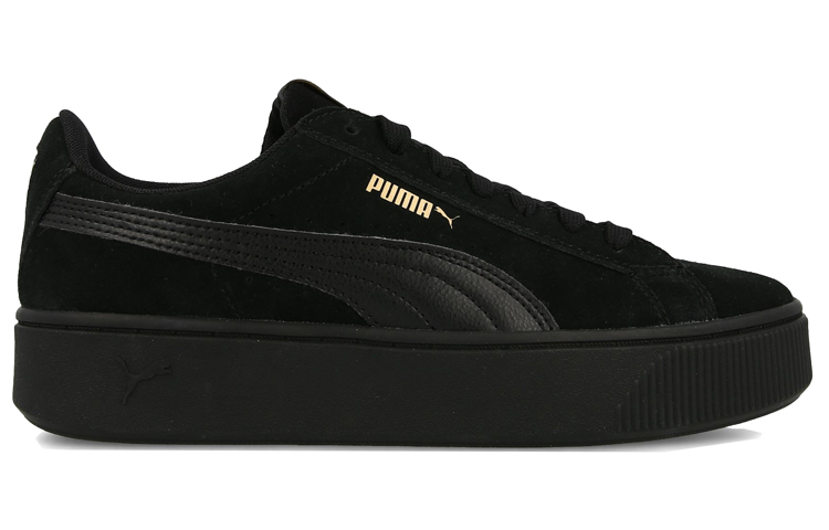 Order (W) Puma Vikky Stacked Schwarz/Gold 369144-01