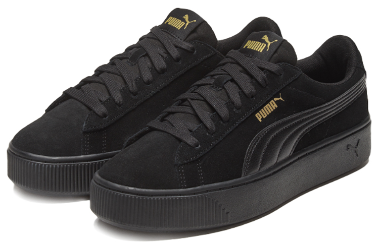 Lookbook (W) Puma Vikky Stacked Schwarz/Gold 369144-01