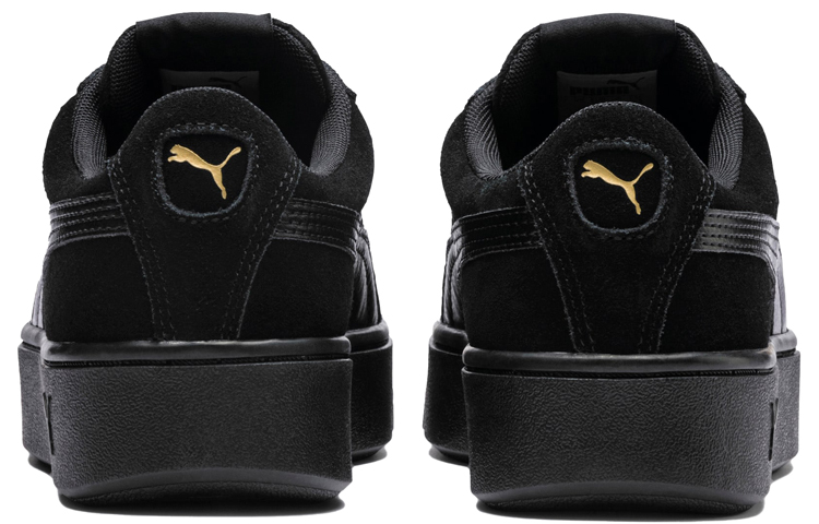 Shop (W) Puma Vikky Stacked Schwarz/Gold 369144-01
