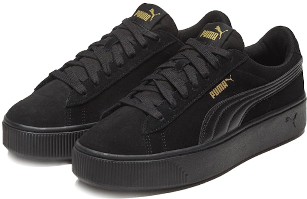 (Women) Puma Vikky Stacked Black/Gold 369144-01 Lookbook (Women) Puma Vikky Stacked Black/Gold 369144-01
