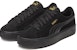 (W) Puma Vikky Stacked Hitam/Emas 369144-01