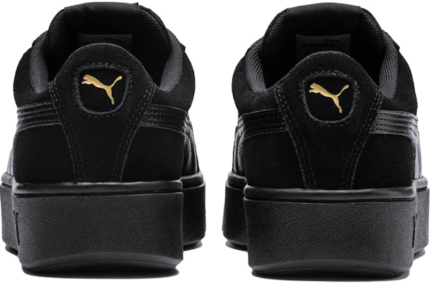 (Women) Puma Vikky Stacked Black/Gold 369144-01 Shop (Women) Puma Vikky Stacked Black/Gold 369144-01