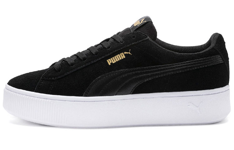 (Women) Puma Vikky Stacked Casual Board Shoes Black 369144-02