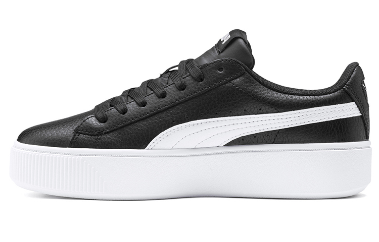 (Women) Puma Vikky Stacked Casual Board Shoes Black/White 369143-08