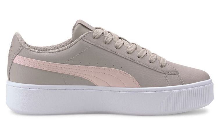 Order (W) Puma Vikky 增高款休闲板鞋 灰色/粉色 369143-10