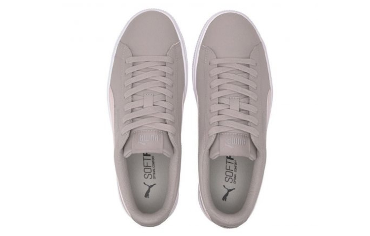 Lookbook (W) Puma Vikky 增高款休闲板鞋 灰色/粉色 369143-10