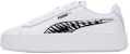 (W) Puma Vikky Stacked L Sketch Sneakers Putih/Hitam 385549-01