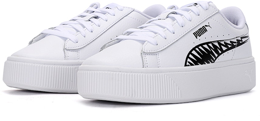 (Women) Puma Vikky Stacked L Sketch Sneakers White/Black 385549-01 Lookbook (Women) Puma Vikky Stacked L Sketch Sneakers White/Black 385549-01