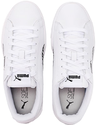 (Women) Puma Vikky Stacked L Sketch Sneakers White/Black 385549-01 Shop (Women) Puma Vikky Stacked L Sketch Sneakers White/Black 385549-01