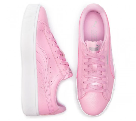(W) Puma Vikky Stacked L Chaussures de Skate Décontractées Rose 369143-04 Lookbook (W) Puma Vikky Stacked L Chaussures de Skate Décontractées Rose 369143-04