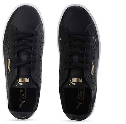 (W) Puma Vikky Stacked Sneakers SoftFoam Nero con Taglio Laser 369378-01 Lookbook (W) Puma Vikky Stacked Sneakers SoftFoam Nero con Taglio Laser 369378-01