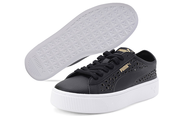 Purchase (W) Puma Vikky Stacked Sneakers SoftFoam Nero con Taglio Laser 369378-01