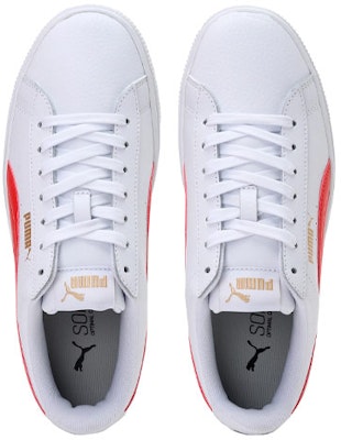 (W) 彪马Vikky增高休闲鞋白色/红色 369143-13 Lookbook (W) 彪马Vikky增高休闲鞋白色/红色 369143-13