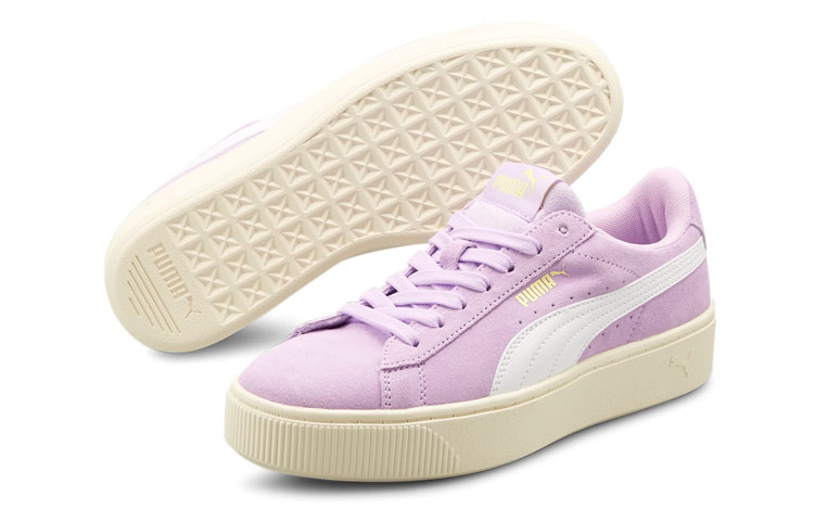 Lookbook (W) Puma Vikky Stacked Warna Ungu Muda 369144-18