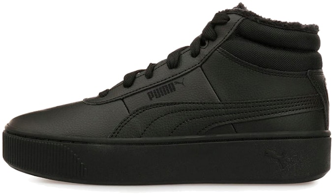 (Women) Puma Vikky Stacked Mid Wtr Shoes Black 372205-01 Buy (Women) Puma Vikky Stacked Mid Wtr Shoes Black 372205-01