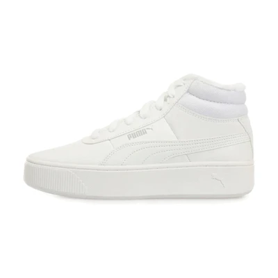 (W) Puma Vikky Stacked Mid Wtr Shoes White