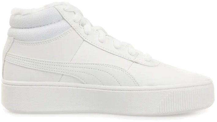 (W) プーマ ビッキー スタック ミッド 防水 白 (Puma Bikkii Sutakku Middo Bousui Shiro) 372205-02 Order (W) プーマ ビッキー スタック ミッド 防水 白 (Puma Bikkii Sutakku Middo Bousui Shiro) 372205-02