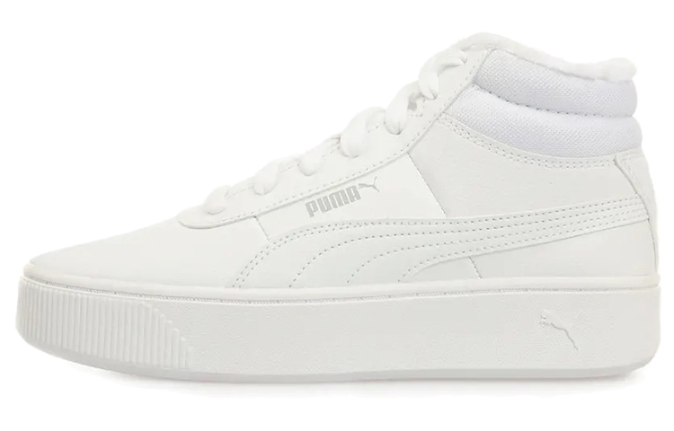 (Women) Puma Vikky Stacked Mid Wtr Shoes White 372205-02