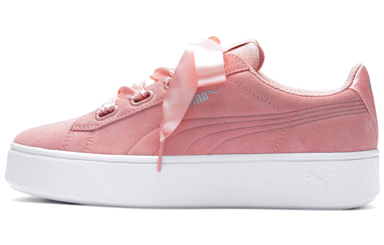 Buy 彪馬 Vikky Stacked Ribbon 蝴蝶結 輕便低幫板鞋 女款 粉緞帶