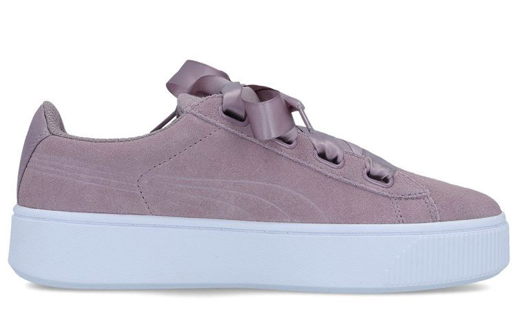 Order Puma Vikky 堆疊緞帶 粉色 女款 平底鞋