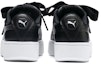 Shop (W) Puma Vikky Stacked Ribbon Core Sneakers Hitam/Putih 369112-01