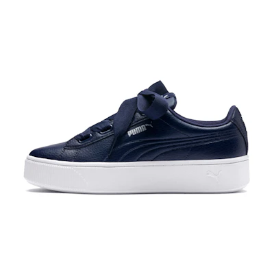 (W) Puma Vikky Stacked Ribbon Core 'Blue White'