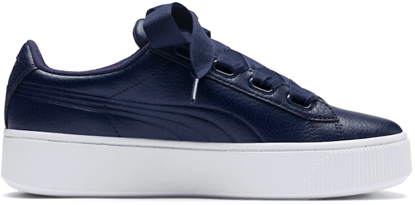 Puma Vikky Stacked Ribbon Core 低筒休閒板鞋 女款 藍白 Order Puma Vikky Stacked Ribbon Core 低筒休閒板鞋 女款 藍白