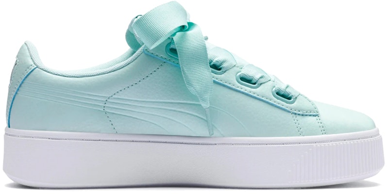 (W) 푸마 비키 스택드 리본 코어 '화이트 그린' (Puma Vikky Stacked Ribbon Core '화이트 그린') 369112-03 Order (W) 푸마 비키 스택드 리본 코어 '화이트 그린' (Puma Vikky Stacked Ribbon Core '화이트 그린') 369112-03