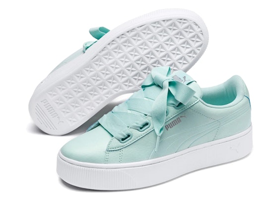 (W) 푸마 비키 스택드 리본 코어 '화이트 그린' (Puma Vikky Stacked Ribbon Core '화이트 그린') 369112-03 Purchase (W) 푸마 비키 스택드 리본 코어 '화이트 그린' (Puma Vikky Stacked Ribbon Core '화이트 그린') 369112-03