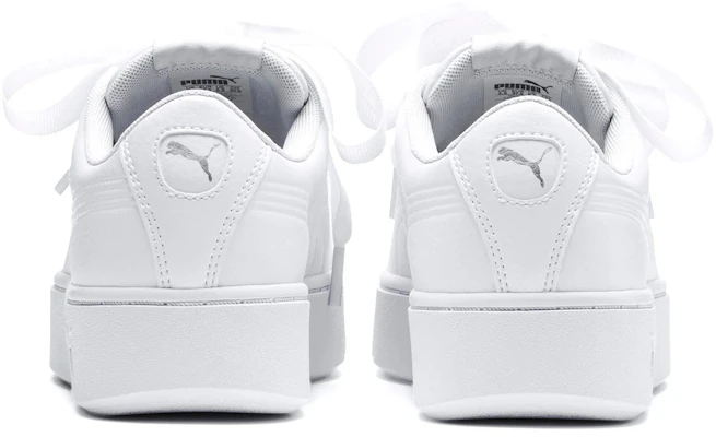 (W) Puma Vikky Stacked Ribbon Scarpe da Ginnastica Bianche Core. 369112-02 Purchase (W) Puma Vikky Stacked Ribbon Scarpe da Ginnastica Bianche Core. 369112-02