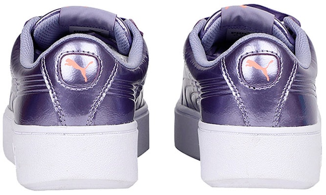 Puma Vikky Stacked Ribbon P 女款 紫白 休閒板鞋 Shop Puma Vikky Stacked Ribbon P 女款 紫白 休閒板鞋