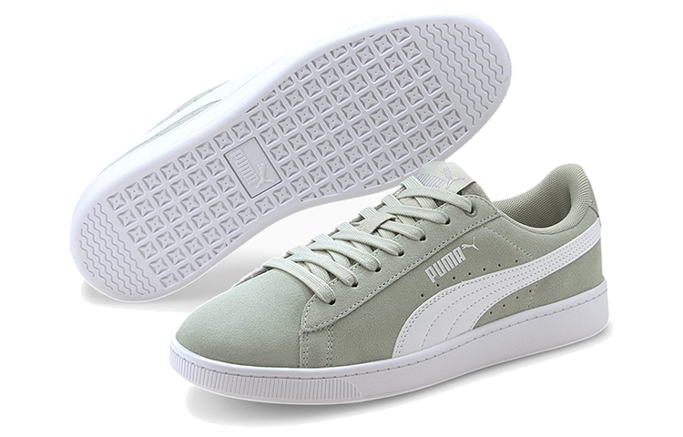 Purchase (W) 푸마 비키 V2 그린/화이트 스니커즈 (Puma Vikky V2 Green/White Sneakers) 369725-24