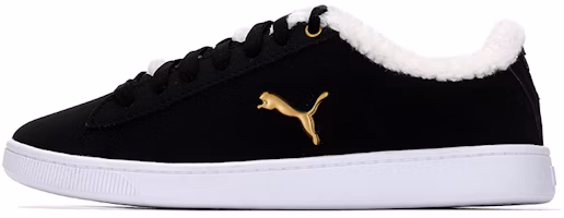(Women) Puma Vikky v2 Cat Teddy Sneakers Black 381090-01 (Women) Puma Vikky v2 Cat Teddy Sneakers Black 381090-01