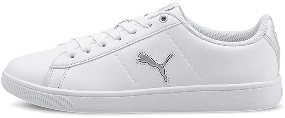 (Women) Puma Vikky V2 Cat Metallic Shoes White 375913-01 Buy (Women) Puma Vikky V2 Cat Metallic Shoes White 375913-01