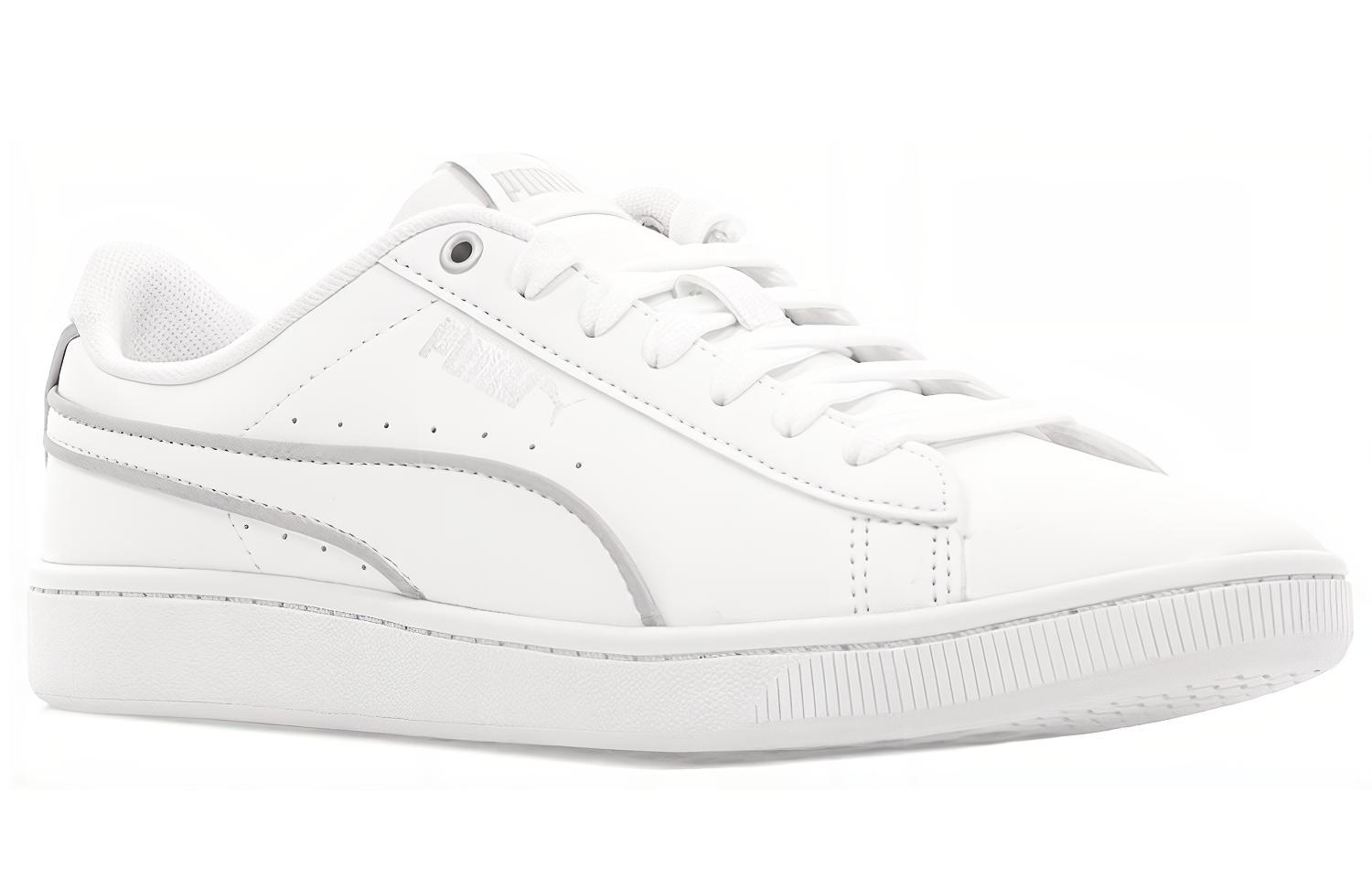 Lookbook Puma Vikky V2 Hem 輕便耐磨 低筒休閒板鞋 女款 白