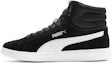 Buy Puma Vikky v2 Mid 女士 黑白 中筒休閒板鞋