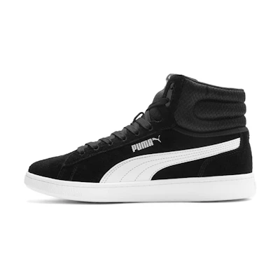 (W) Puma Vikky v2 Mid 'Black White'