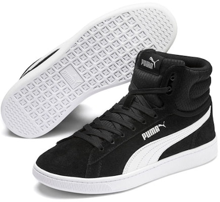 Puma Vikky v2 Mid 女士 黑白 中筒休閒板鞋 Lookbook Puma Vikky v2 Mid 女士 黑白 中筒休閒板鞋
