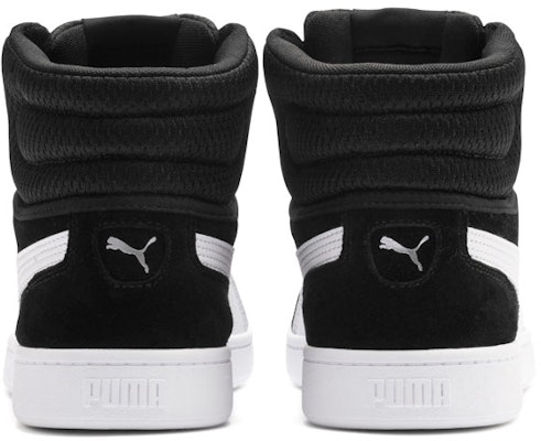 Puma Vikky v2 Mid 女士 黑白 中筒休閒板鞋 Shop Puma Vikky v2 Mid 女士 黑白 中筒休閒板鞋