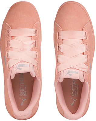 (Women) Puma Vikky V2 Ribbon Pink/White 369726-05 Lookbook (Women) Puma Vikky V2 Ribbon Pink/White 369726-05