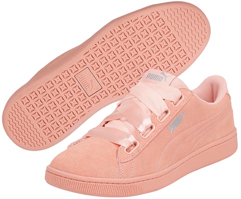 (Women) Puma Vikky V2 Ribbon Pink/White 369726-05 Purchase (Women) Puma Vikky V2 Ribbon Pink/White 369726-05