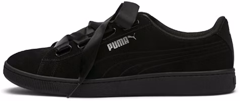 (Women) Puma Vikky V2 Ribbon Casual Shoes Black 369726-01 (Women) Puma Vikky V2 Ribbon Casual Shoes Black 369726-01