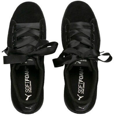 (W) 彪马Vikky V2丝带休闲鞋黑色 369726-01 Lookbook (W) 彪马Vikky V2丝带休闲鞋黑色 369726-01