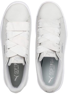 Puma Vikky v2 Ribbon Core 簡約舒適 低幫休閒板鞋 女款 灰 Lookbook Puma Vikky v2 Ribbon Core 簡約舒適 低幫休閒板鞋 女款 灰