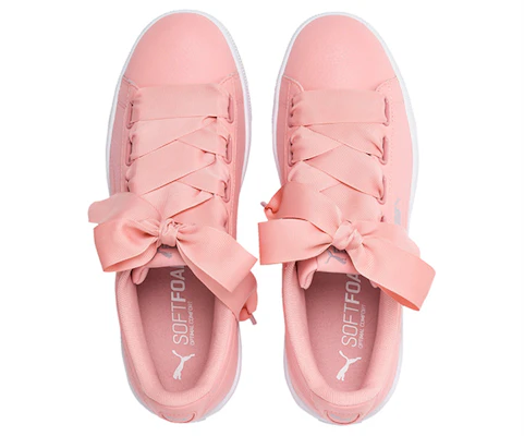 (W) Puma Vikky V2 Ribbon Core Baskets Rose 369114-06 Lookbook (W) Puma Vikky V2 Ribbon Core Baskets Rose 369114-06