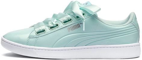 (Women) Puma Vikky v2 Ribbon Sneakers Green 369727-04 (Women) Puma Vikky v2 Ribbon Sneakers Green 369727-04