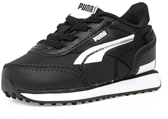 (Women) Puma Vikky v2 Ribbon Superge 'Black White' 382169-01 Order (Women) Puma Vikky v2 Ribbon Superge 'Black White' 382169-01