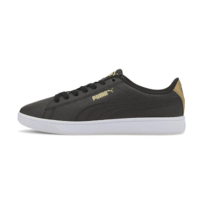 (W) Puma Vikky V2 Sig 'Black White Gold'