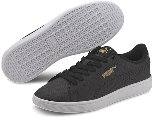 (W) 푸마 비키 V2 시그 블랙 화이트 골드 (Puma Vikky V2 Sig 블랙/화이트/골드) 373226-02 Lookbook (W) 푸마 비키 V2 시그 블랙 화이트 골드 (Puma Vikky V2 Sig 블랙/화이트/골드) 373226-02
